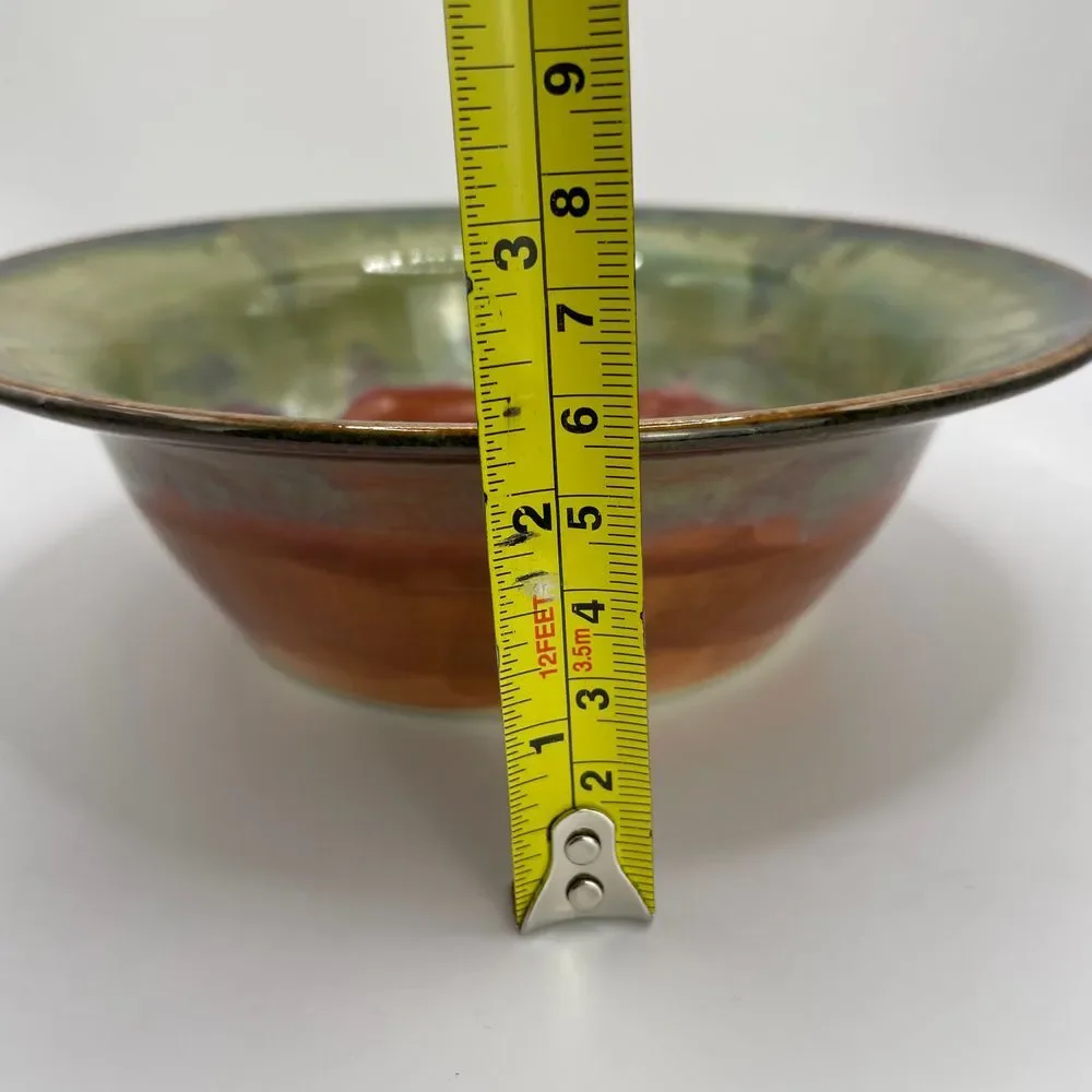 Studio Pottery Glazed Bowl‎ with Crosses